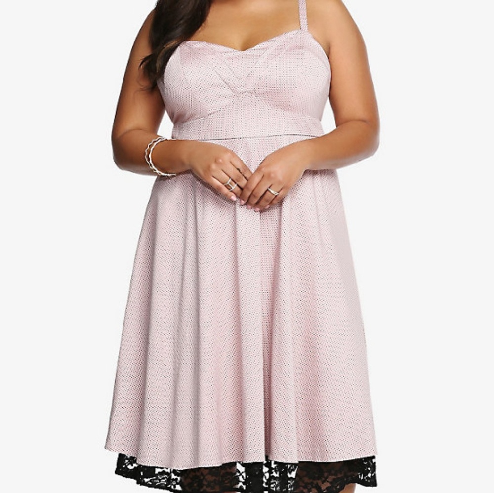 Pink Polka Dot Dress